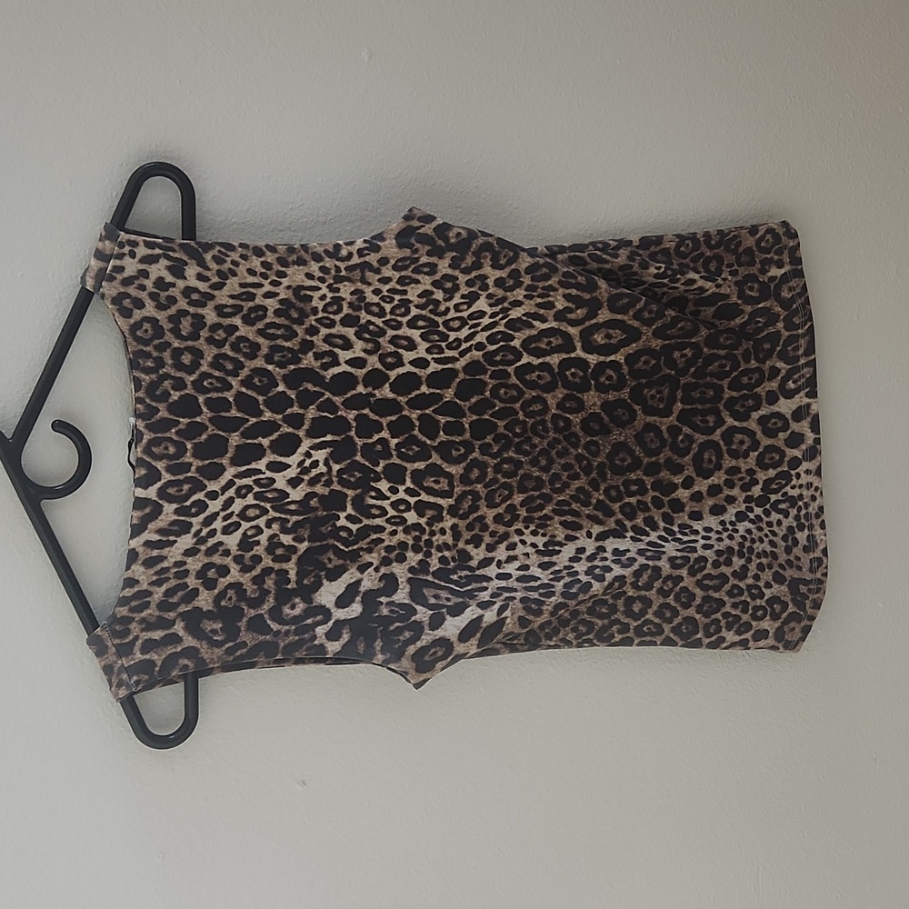 Zara Leopard Print Tank Top - Picture 3 of 5